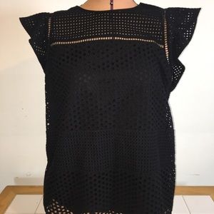 NWOT Michael Kors Eyelet blouse sz XL